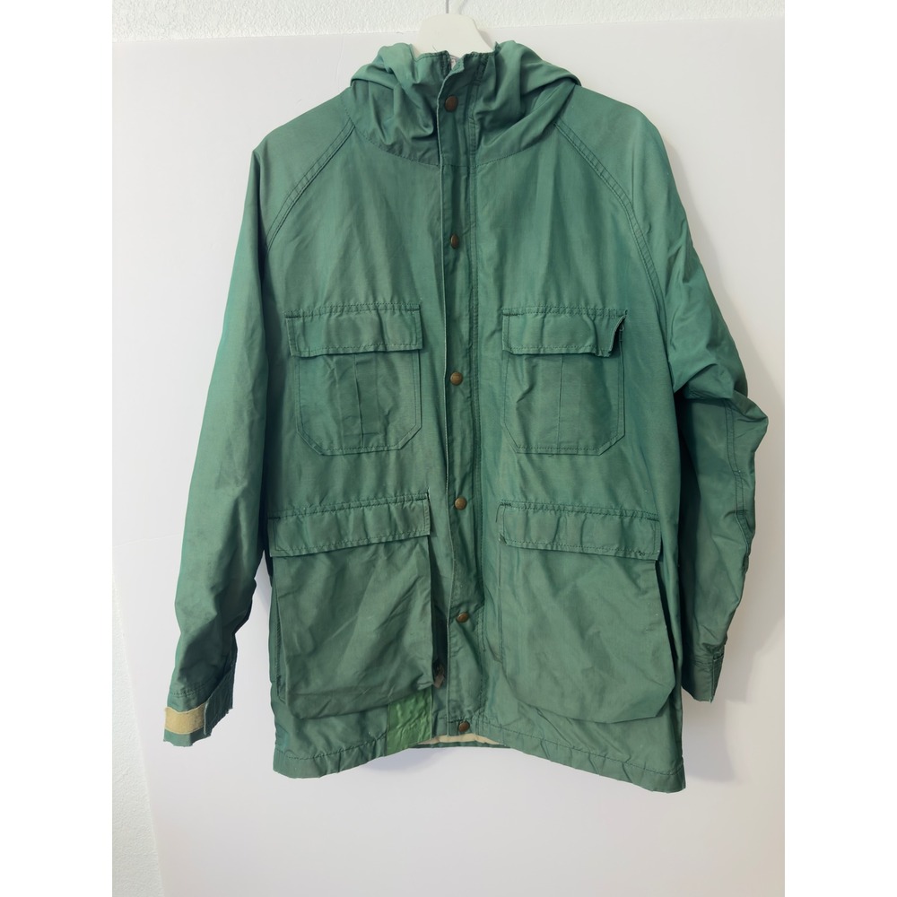 Vintage 80s LL Bean Baxter State Parka Green Mountain Field Jacket Mens Large